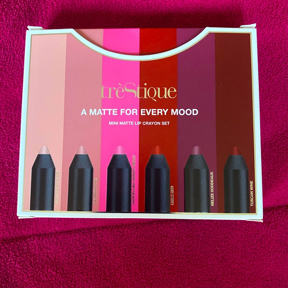 Trestique mini matte lip crayon set
